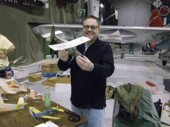 Jack Tisani shows off his scale models